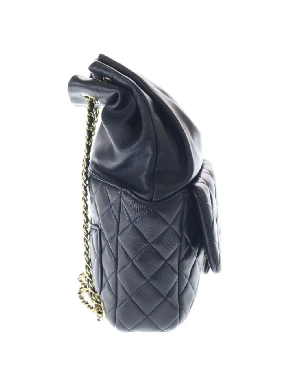 Chanel Quilted Drawstring Backpack Black - Picture 3 of 8